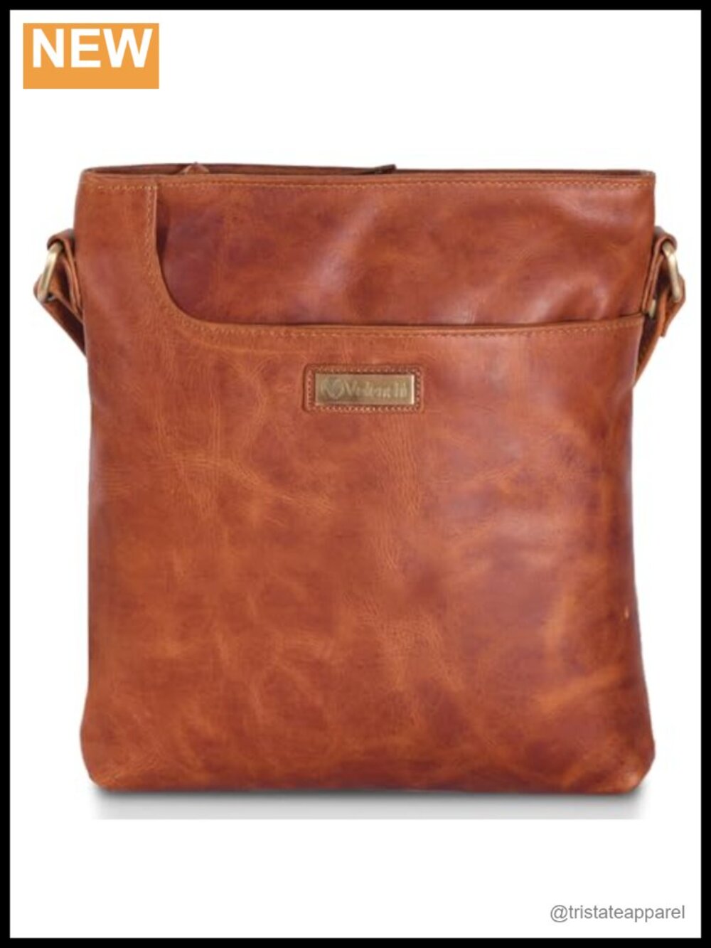 Genuine Leather Crossbody Bag Adjustable Strap Medium Women's Purse